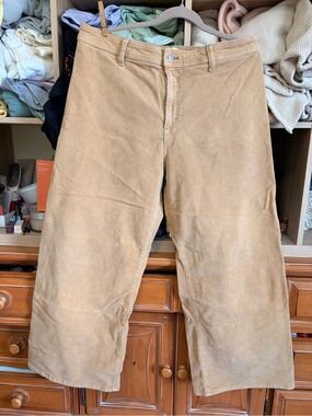 Universal Thread sailor Women's Wide-Leg Corduroy Pants in Tan